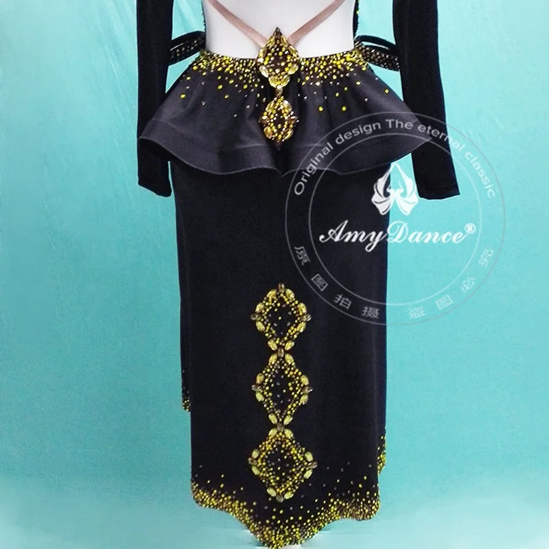 High end adult women latin dress blackpool competition latin dance costume
