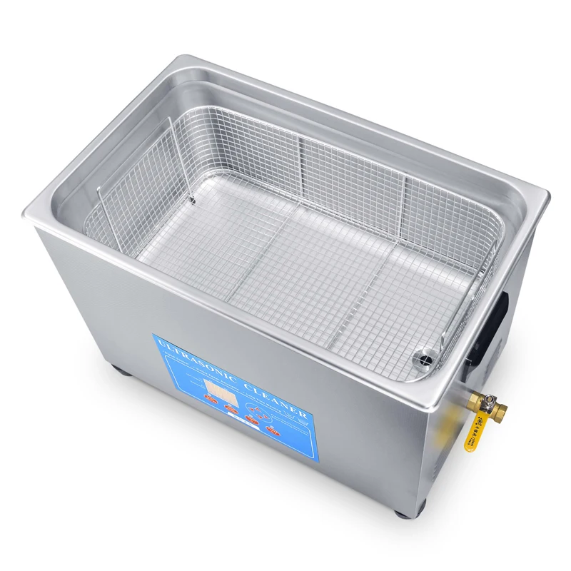 
30L Automatic Sweep Frequency Stainless Steel Ultrasonic Bath Cleaner 