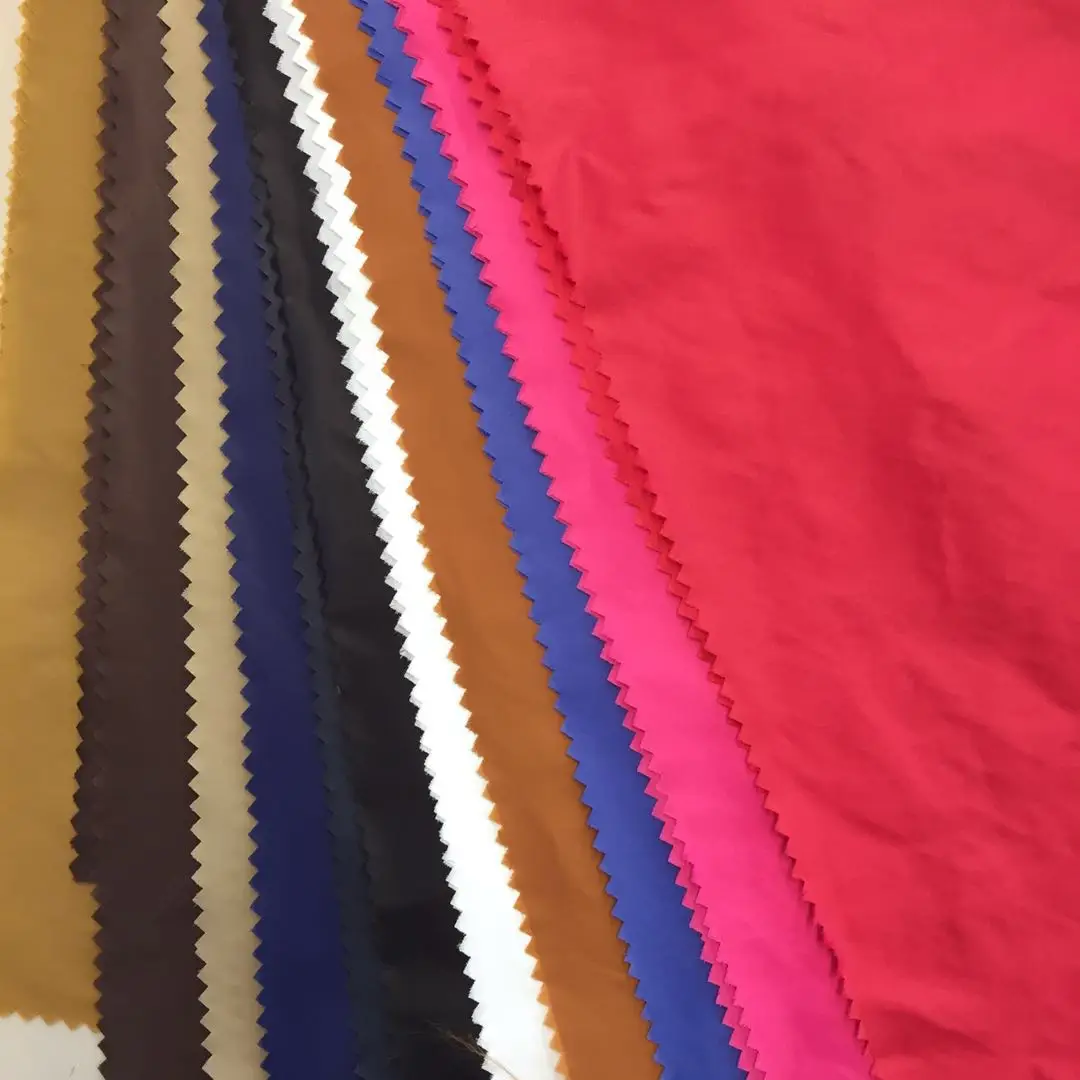 
380T Nylon Taffeta Waterproof Cire Coating For Down Jacket 