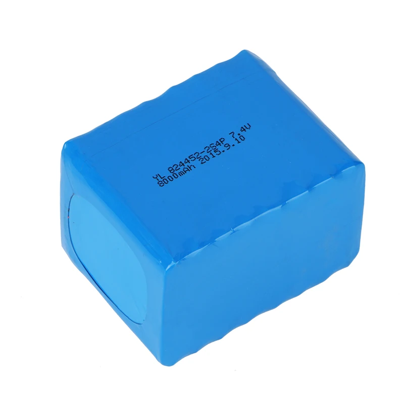 YiLink factory 824452 2S4P 8Ah 7.4V lithium li-ion Lipo battery pack