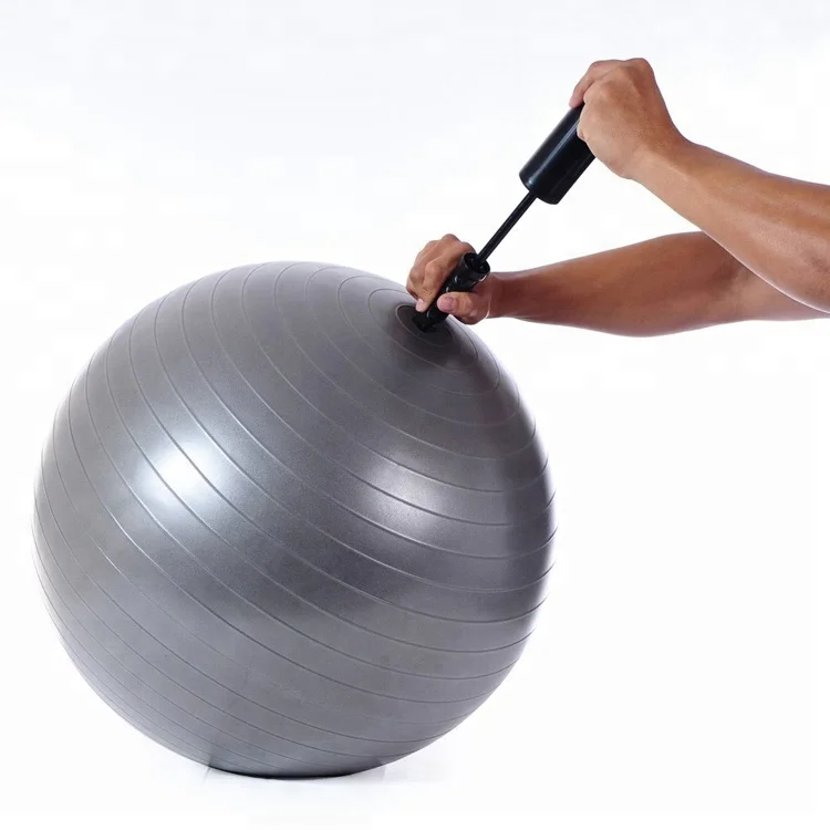 Health and Fitness Anti-Burst Stability Gym Yoga Ball with pump