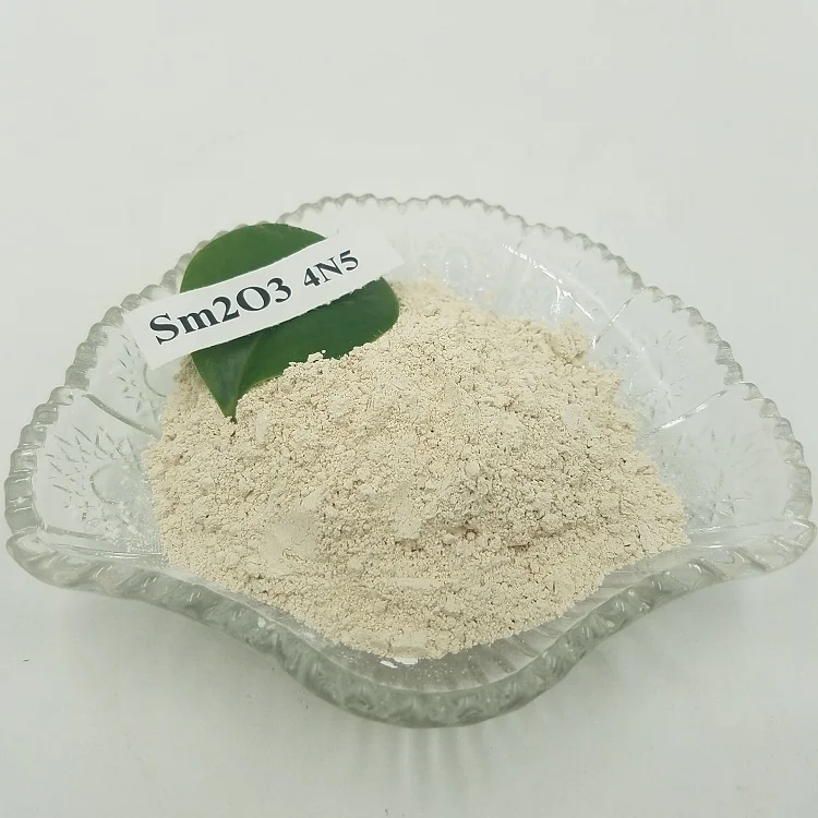 Suoyi  99.95 99.99% Price of Samarium Oxide  Samaria Cas No. 12060-58-1  used for electronic  devices