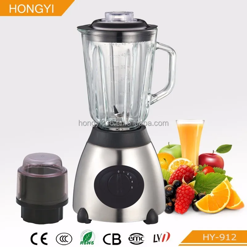 colorful multifunction juicer personal blender with light glass jar