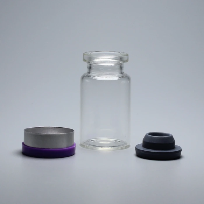 5ml Transparent Pharmacy Borosilicate Glass Vial