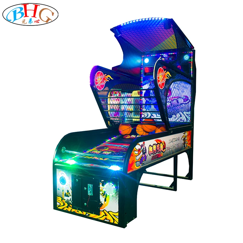 The hottest coin pusher electronic indoor  basketball machine for arcade games center/gym