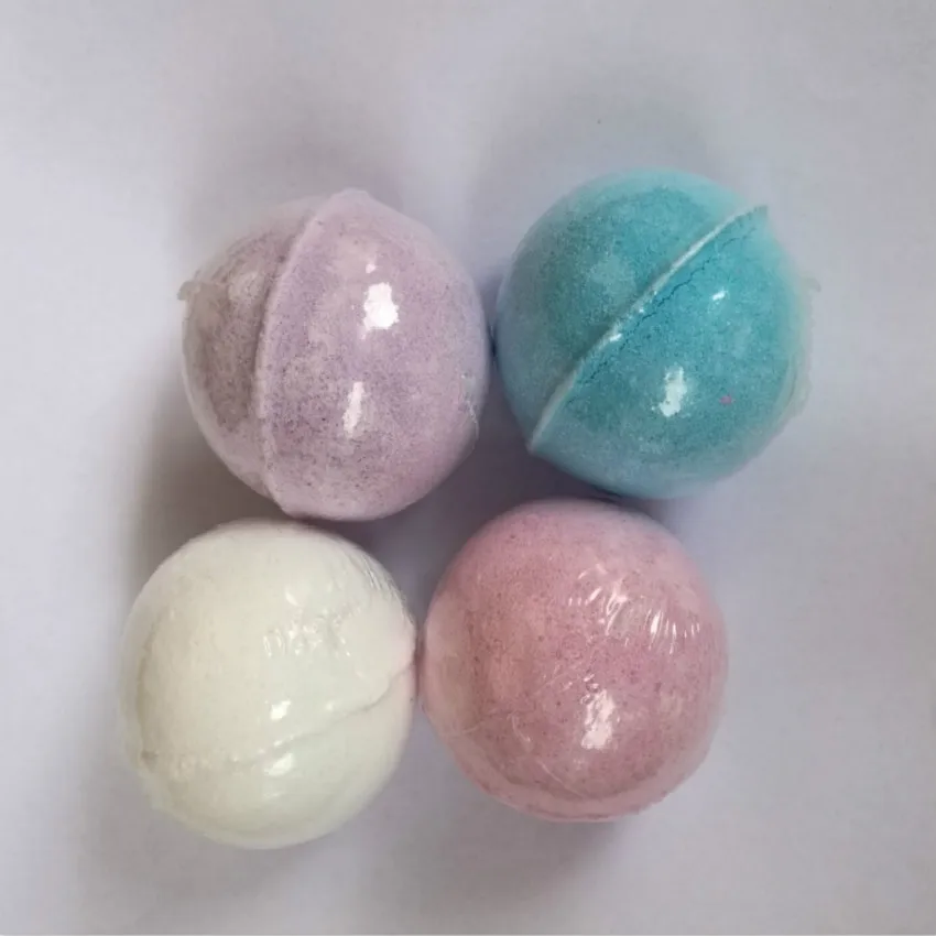 Wholesale 60G fragrant bubble bath ball fizzer bomb bath salt ball