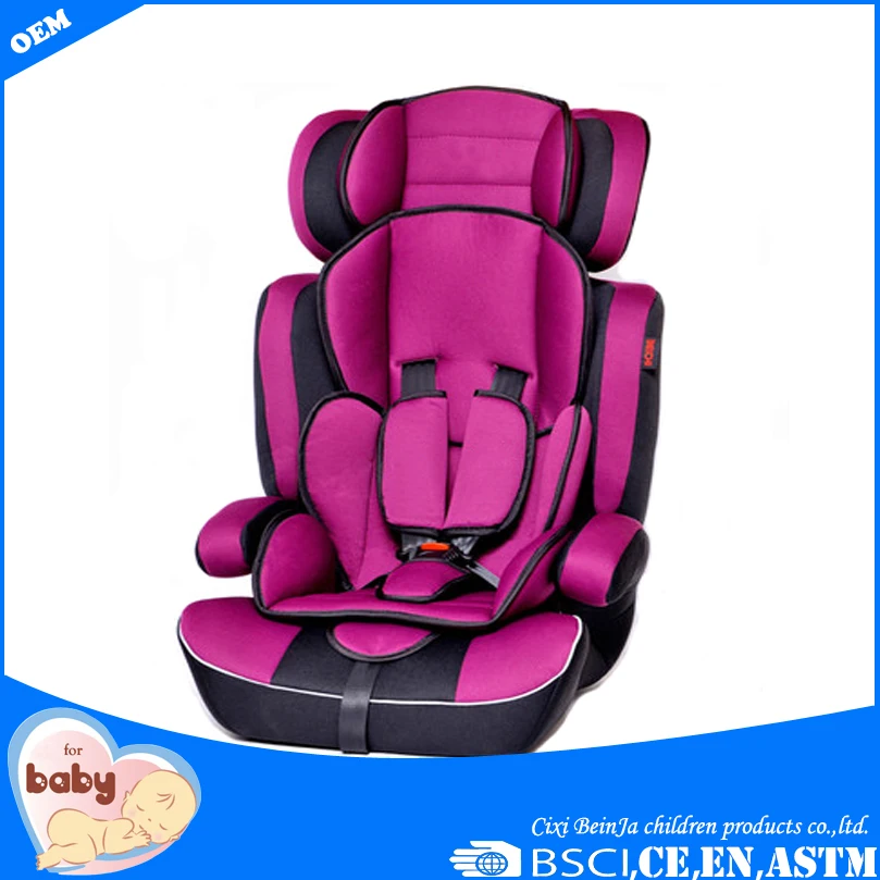 
China manufactured headrest adjustable inflatable baby car seat 