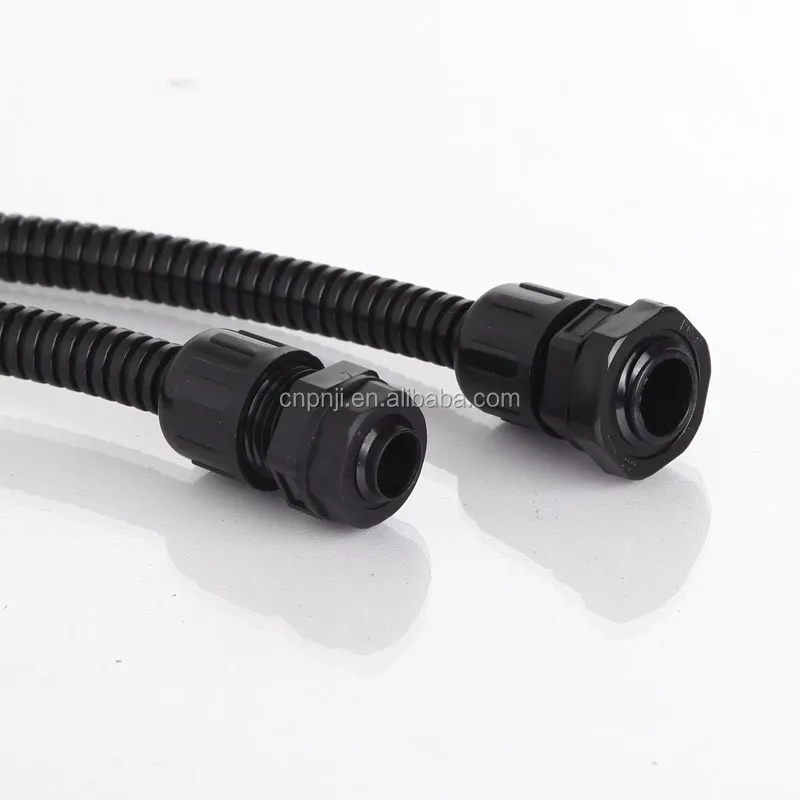 flexible conduits Factory Made Waterproof Electrical Plastic PVC PP PE Nylon flexible electrical conduit