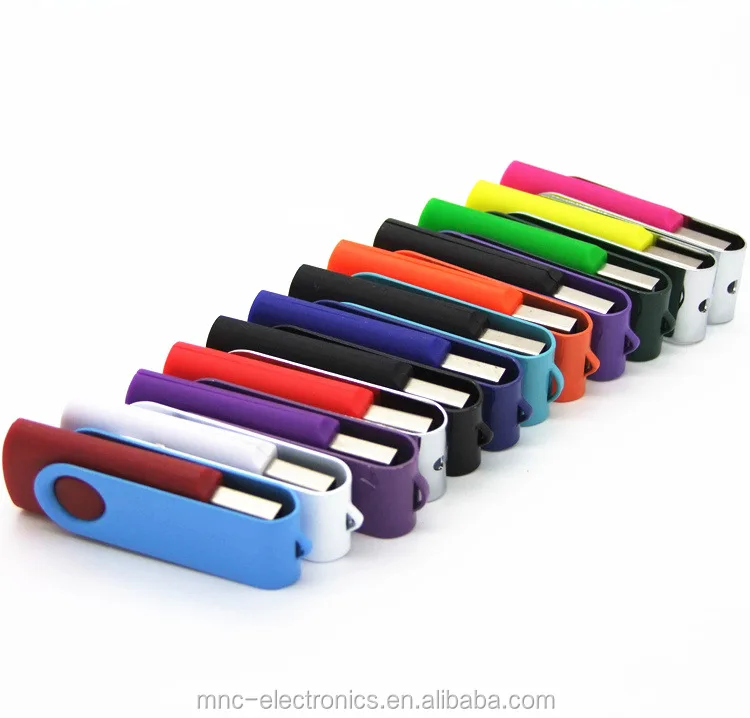 Low price promotional gift PayPal acceptable colorful plastic material twister OEM logo branded 2GB usb flash memory disk on key