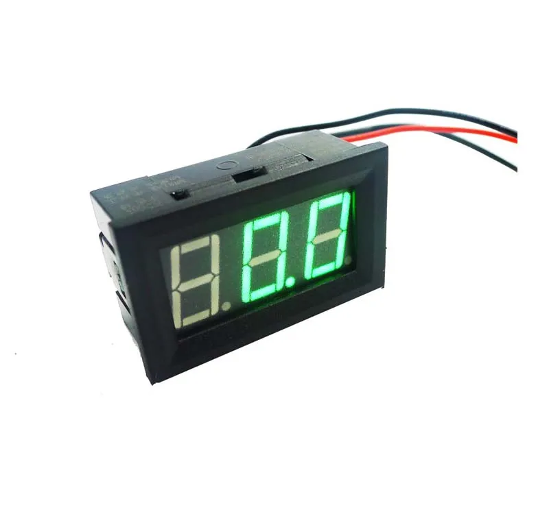 Geree Digital Ammeter Amp current meter 0-50A with 50A/75mV shunt Green C27D