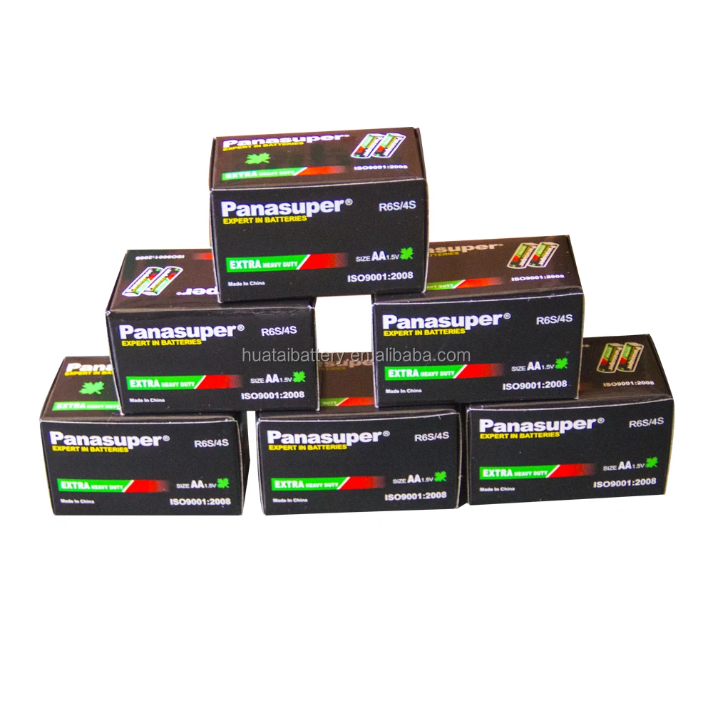 Super Quality R6 AA UM-3 1.5V Panasuper Heavy Duty Battery