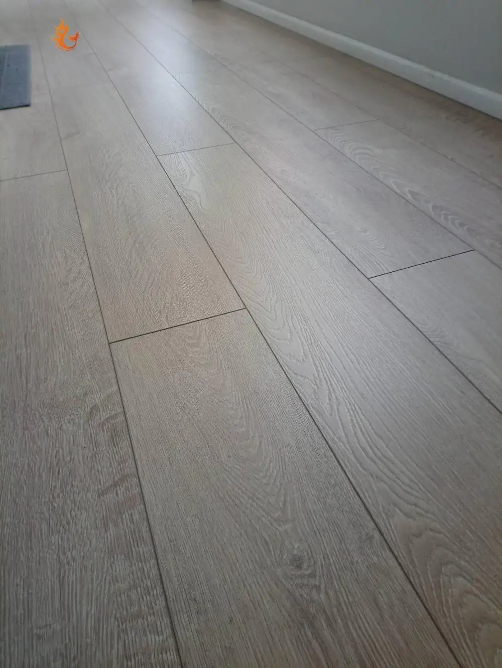 Класс AB широкая доска серый композитный дубовый деревянный пол фанера из дымчатого дуба