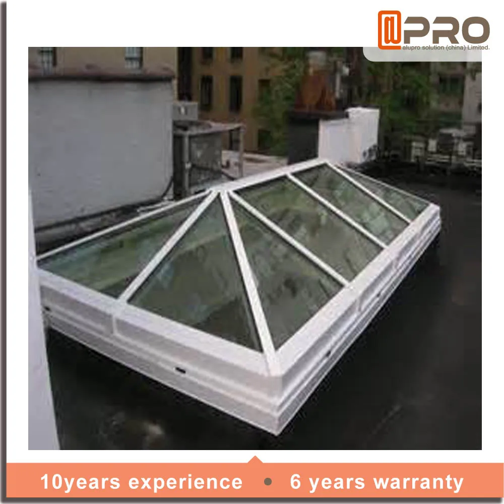 Big Project Aluminum Frame Glass Skylight Roofing Factory Tempered Glass Open Skylight Window Roof Dome Roof Skylight Curtain