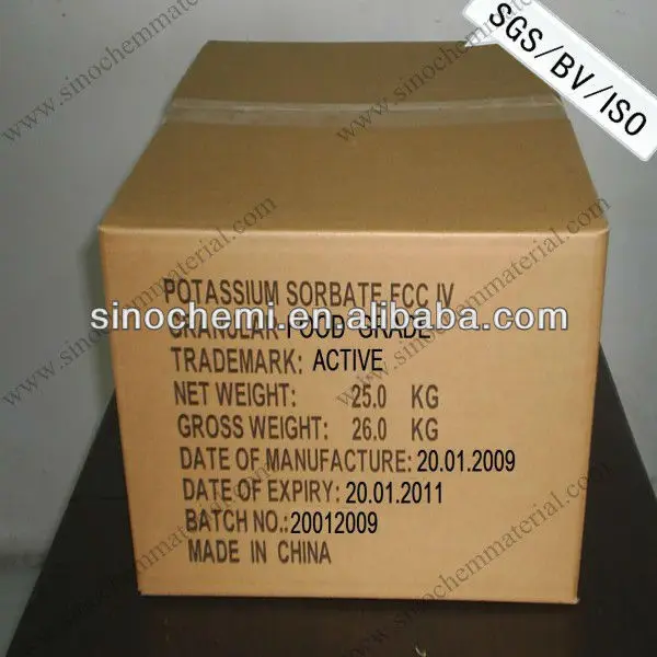  Сорбат калия e202 по лучшей цене от производителя