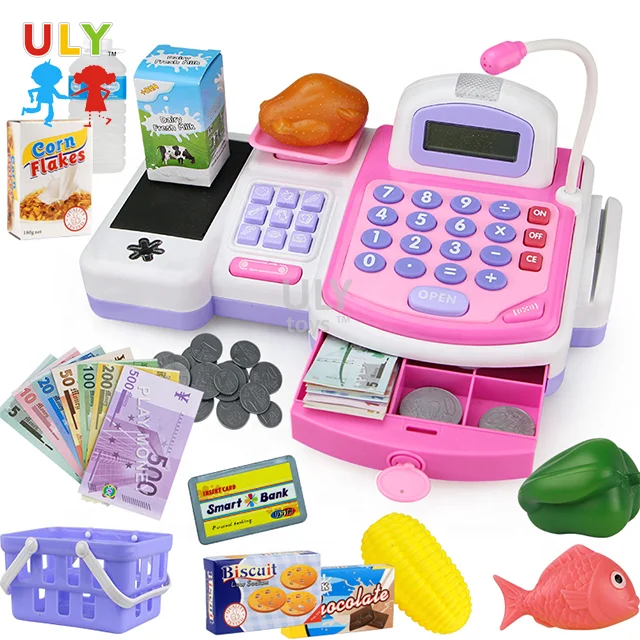 
Children learning resources pretend play kid supermarket cash register toy  (60819092004)