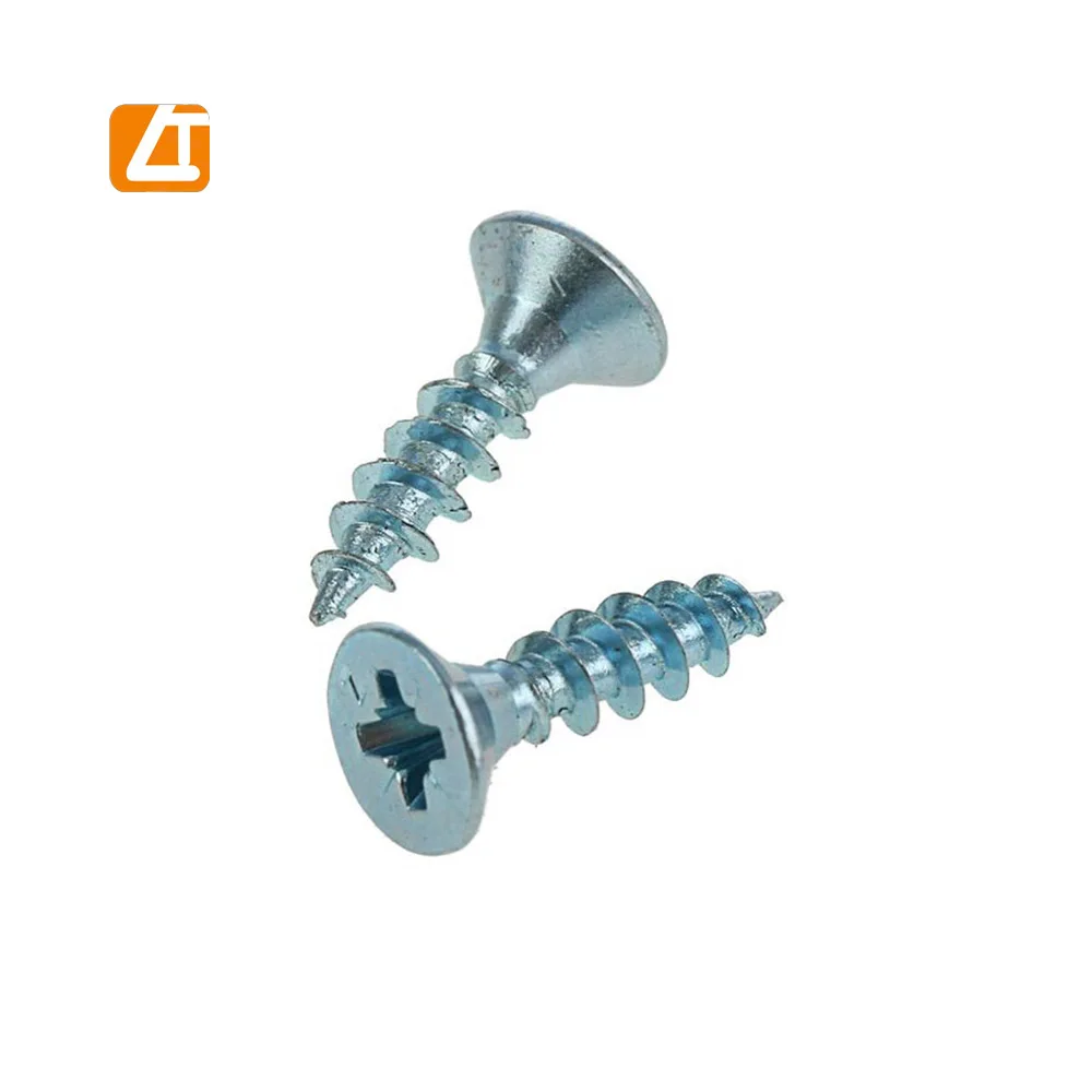 tornillo para melamina countersunk head single line tornillo de aglomerado