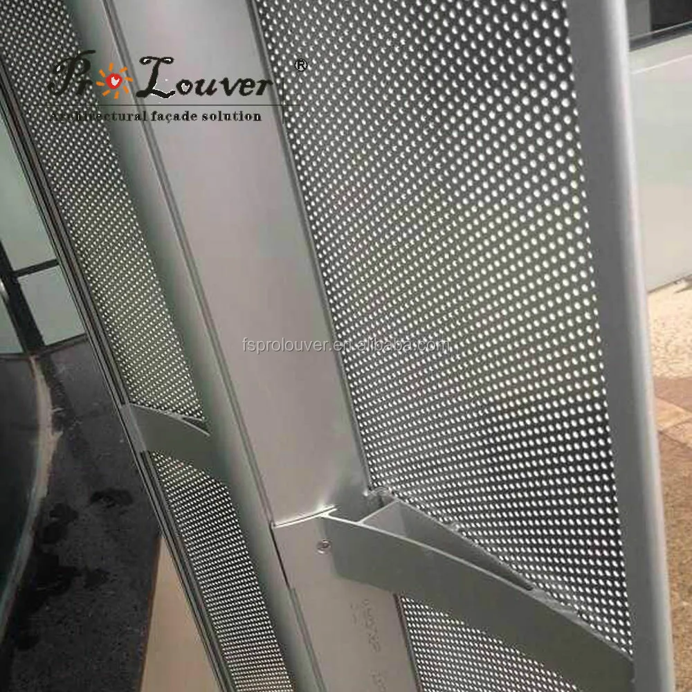 Vertical Aluminum Louvers, Exterior Aluminum Louvers, Aeroscreen Louvers