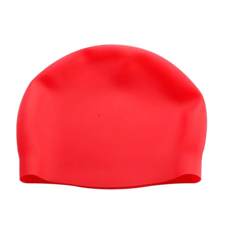 
Customized logo silicone material seamless swim caps 