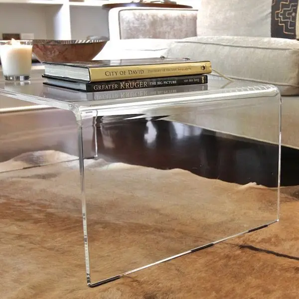 Fashion Custom Design Acrylic Portable Computer Desk Folding Table