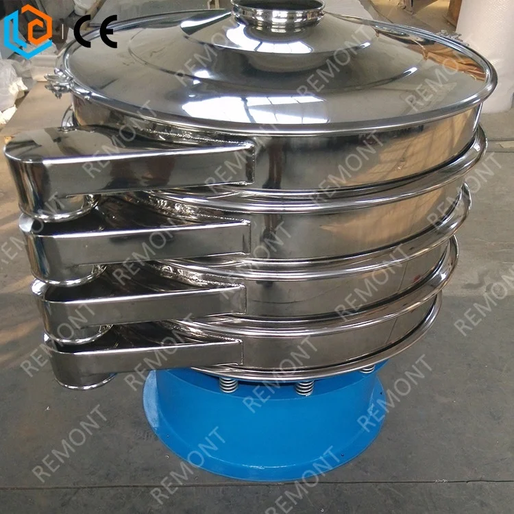 Powder rotary vibrating screen hemp seeds rotary vibrating sieve machine