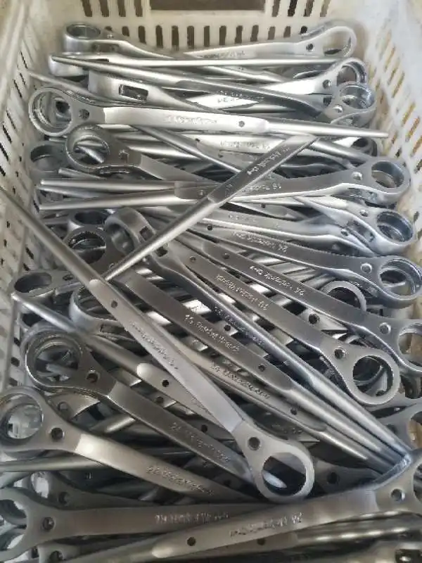 Nickel Double head scaffold ratchet wrench