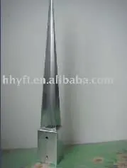 Оцинкованный столб забора 3*700 мм