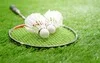 Artificial grass for badminton court mat