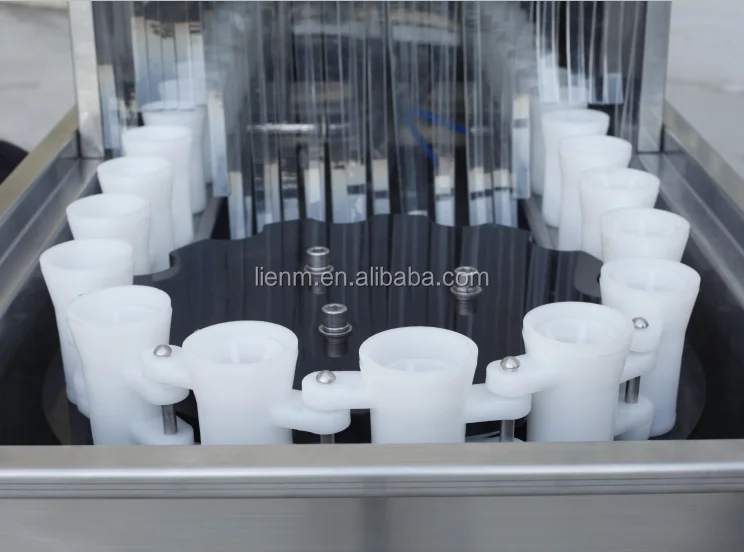 Полуавтоматическая стиральная машина LIENM для пластиковой воды, мойка стеклянных бутылок, кольцо 50-150 мм, 2000b/H