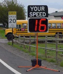 
ewig solar solar radar speed limit sign with 2-digit LED speed limit sign radar detector 