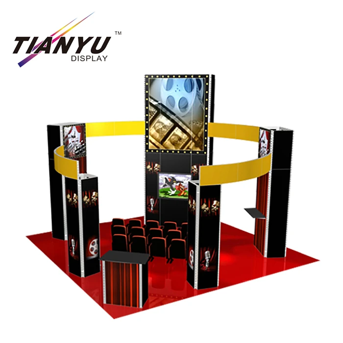 Trading Business Ideas Modular Construction Expo Stand With Exhibition Floor System