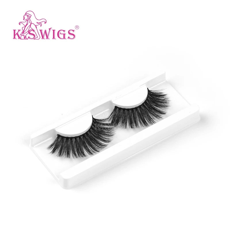 
K.S WIGS 6D Cheap Mink Eyelashes Mink Eyelashes Pack Faux Mink Lashes 6d Synthetic False Eyelashes 