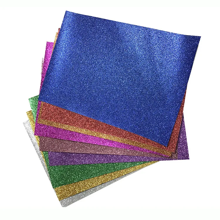 Colorful Glitter Cardstock Paper Craft Paper High quality cardboard super glitter card paper