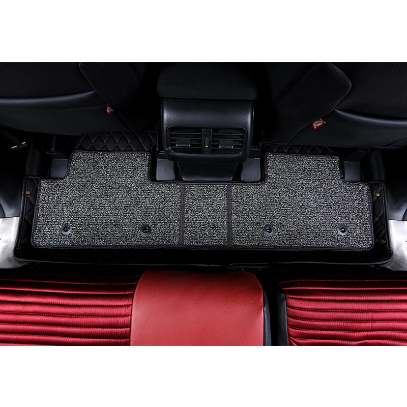 factory  pvc leather car floor mats non-slip waterproof coil carpet high quality car mat