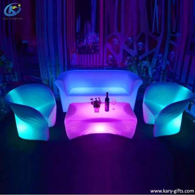 Used nightclub furniture led curved casino chair