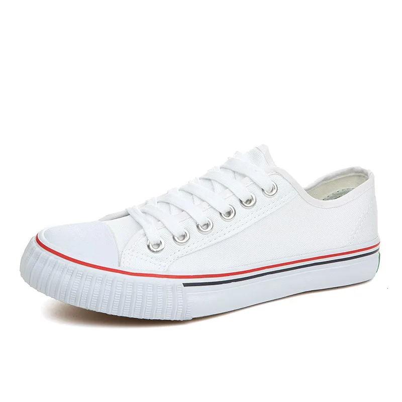 Unisex Low Top Casual Vulcanized Canvas Skate Shoes