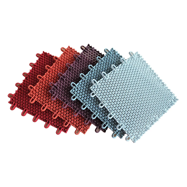 Flexible price pp el plastico enclavamiento suelo para cancha de baloncesto