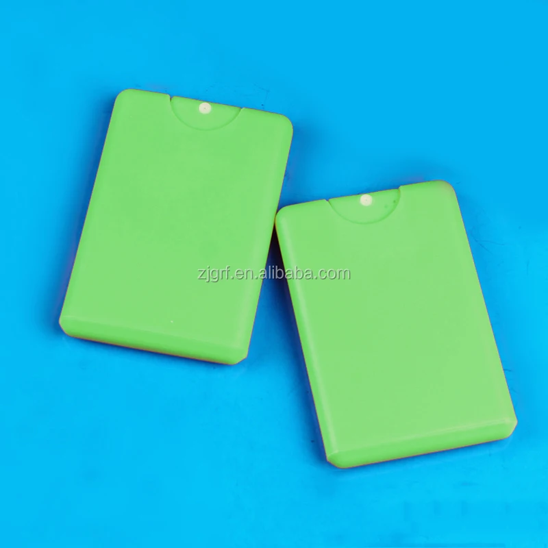 High Quality 20Ml Mist Body Credit Card Pocket Sized Perfume Eyeglass Plastic Empty Spray Flat Bottle