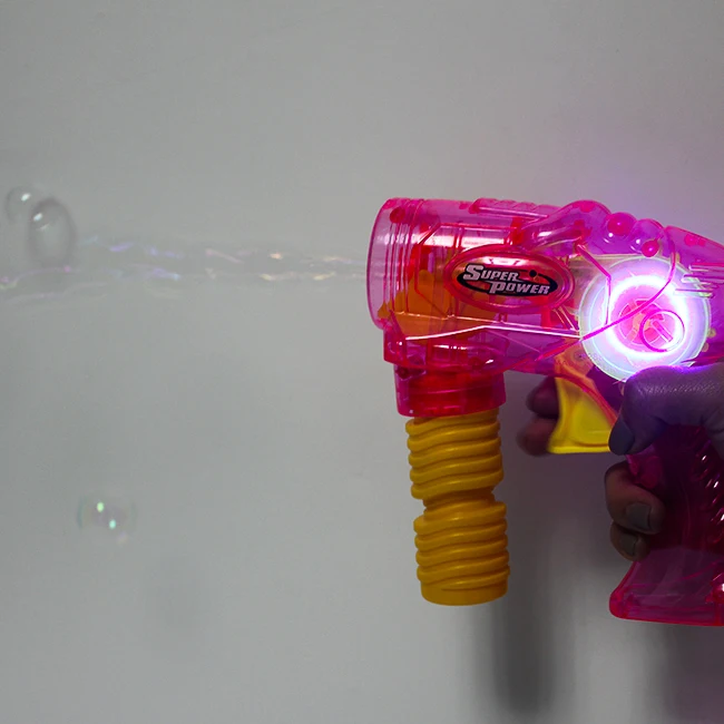 Super Power Transparent Led Bubble Gun With Music And Led Lights