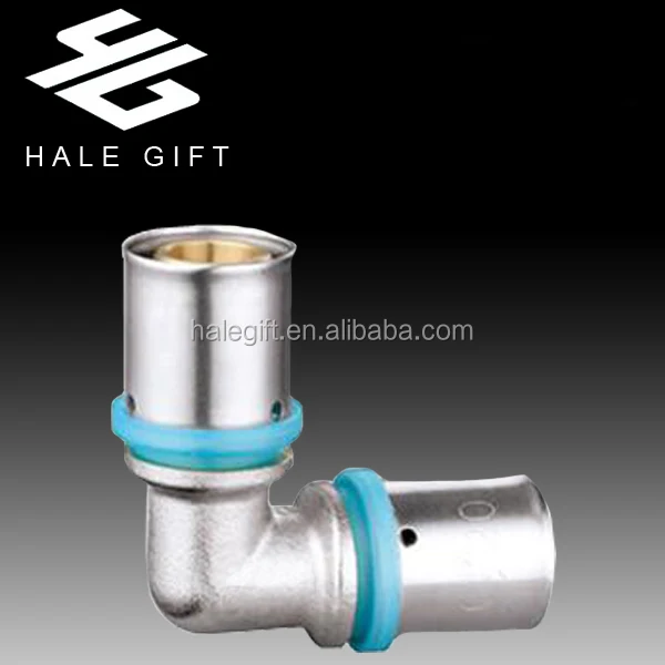 Flexible Joint Press Fitting for Pex Pipe with Stainless Steel Pipe