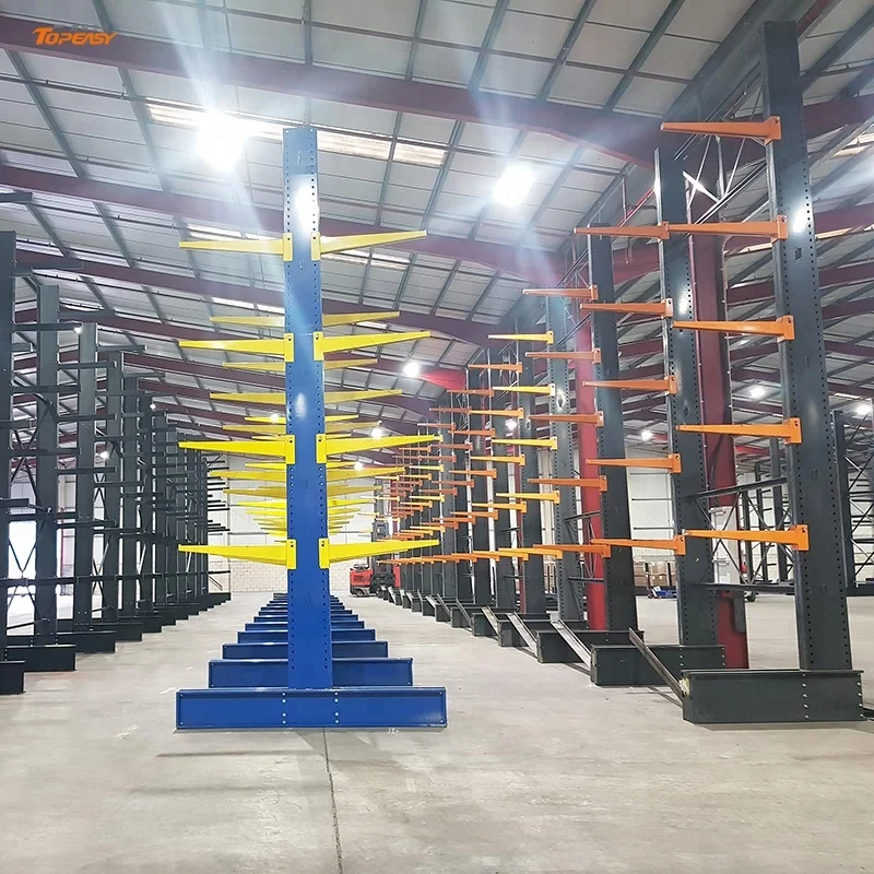 high quality metal bars cantilever rack for storage steel plate