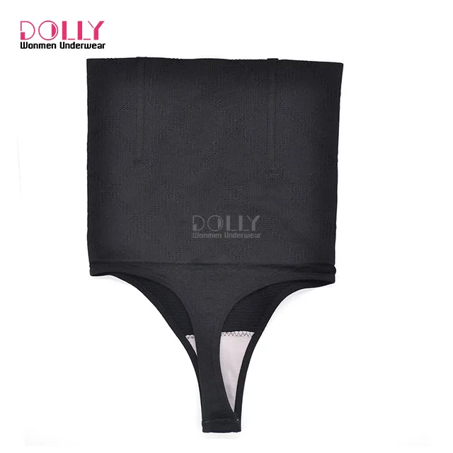 High Waist Thong Shaper Women Seamless Shapewear Waist Cincher Panty With Bones