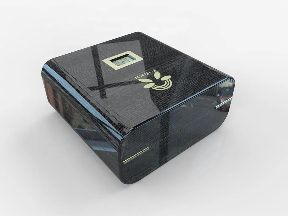 Кедровый деревянный хьюмидор с контролем температуры с цифровым гигроскопом