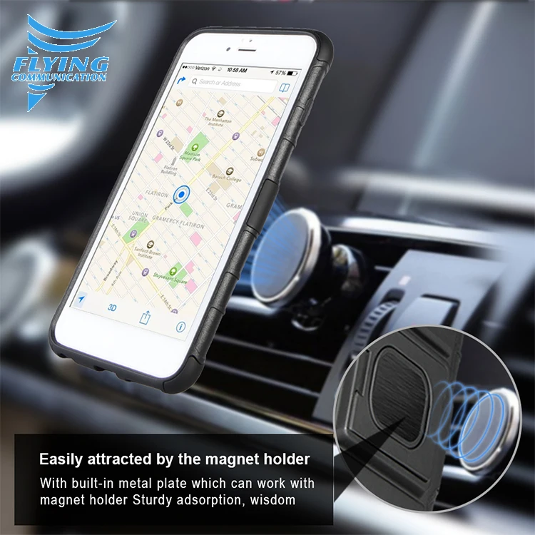 Robot 5 in 1 universal combo holster running arm band phone holder case for Samsung s7 with magnetic car mount