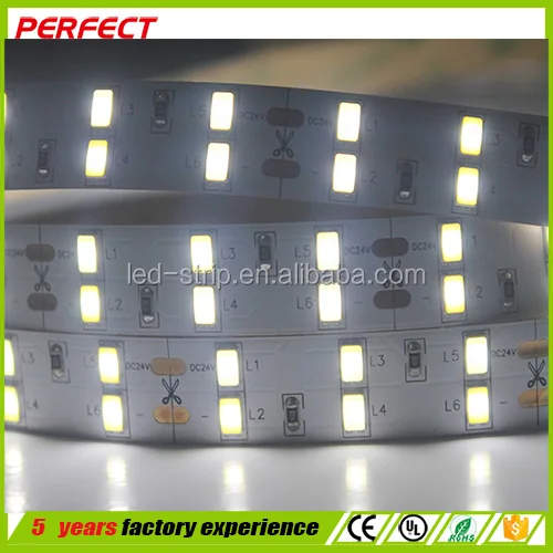 Double Row 120 LEDs/m 5630/5730 Strip Light for Hotel Project with Wi-Fi Controller
