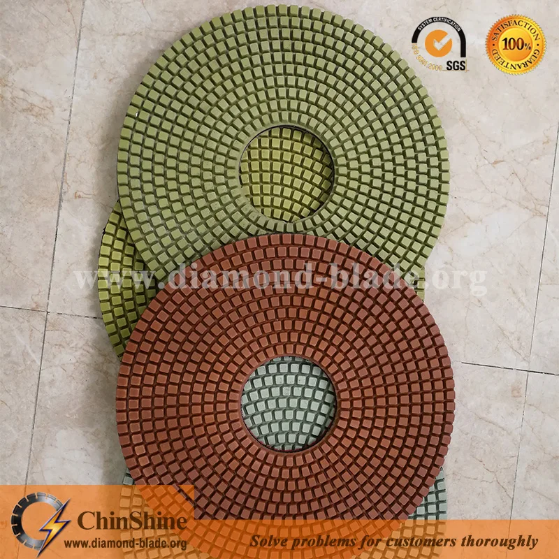 Manufacturer made big size 400mm diamond polishing pad for floor polishing machine