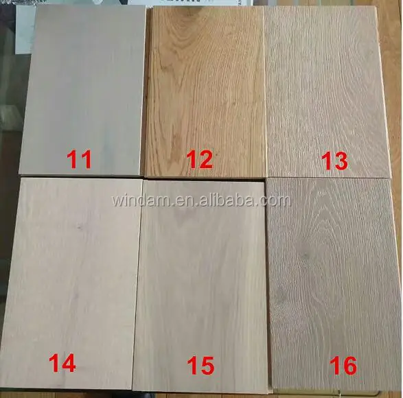 
 3-слойный проектированный Европейский дубовый паркет, бесплатные образцы  