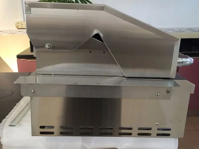 Luxury outdoor simple design module stainless steel built in gas bbq grill