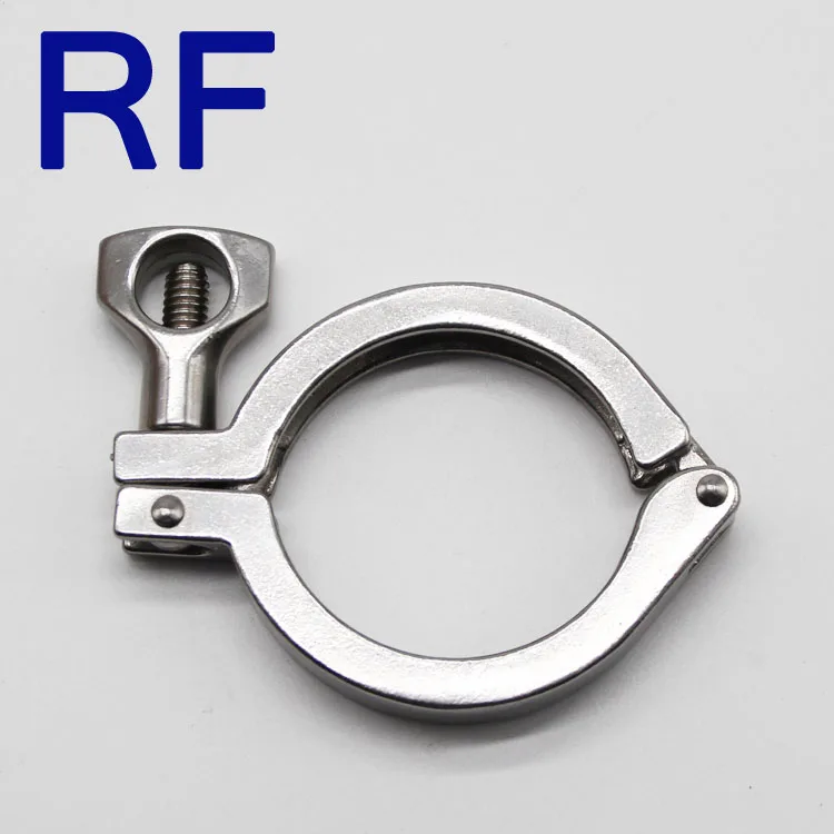  RF из нержавеющей стали для санитарно-технического SS304 SS316L Tri Зажим одноконтактный сверхпрочный