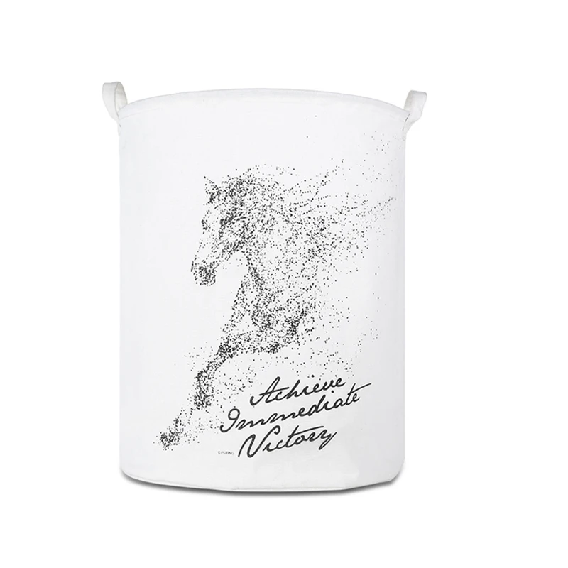 
Linen Fabric Folding Household Laundry Toy Sundries Sorting Storage Box 