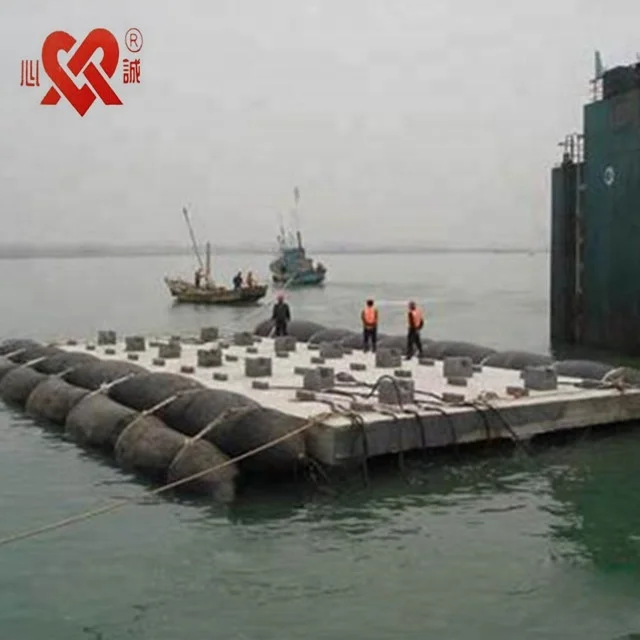 Custom size floating inflatable marine salvage lift bags